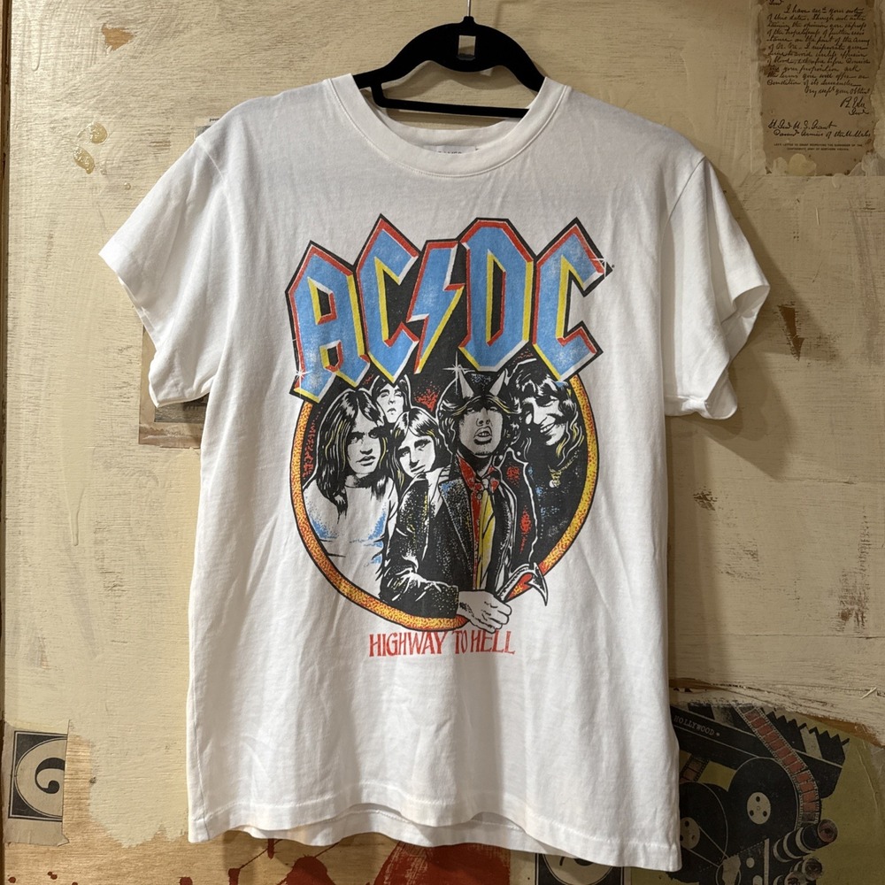 ACDC Daydreamer HIGHWAY TO HELL American Tour 1979 T-Shirt‎ Single Stitch SMALL